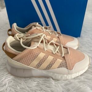 New Adidas ZX 2K Boost‎ Pure Sneakers Shoes 5.5 5 1/2